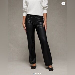American Eagle High Waisted Leather Pants